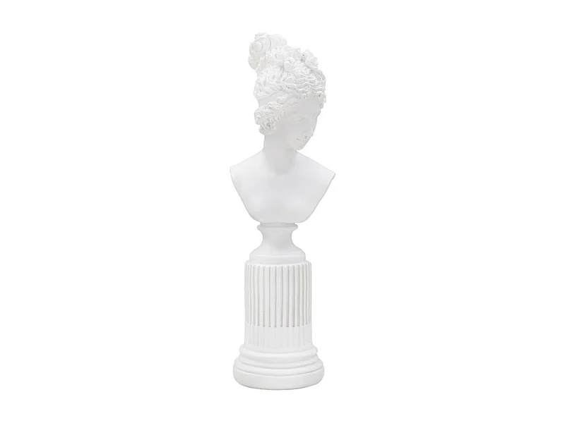 Sculpture Grèce 7, Blanc, 11x10x35,5 cm, Epikasa