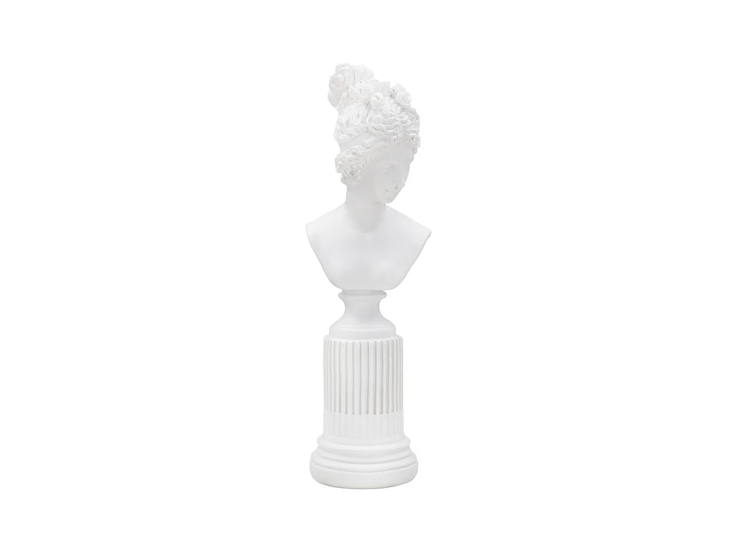 Sculpture Grèce 7, Blanc, 11x10x35,5 cm, Epikasa