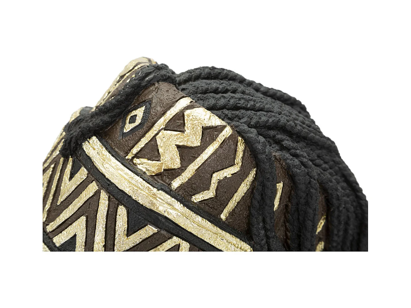 Scultura Africa 6, Nero, 21,5x27,5x45 cm, Epikasa