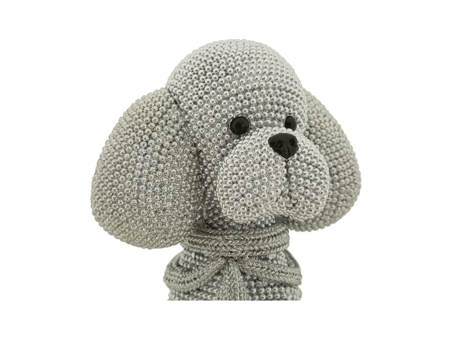 Sculpture Chien 7, Argent, 14,5x10x19 cm, Seven Design