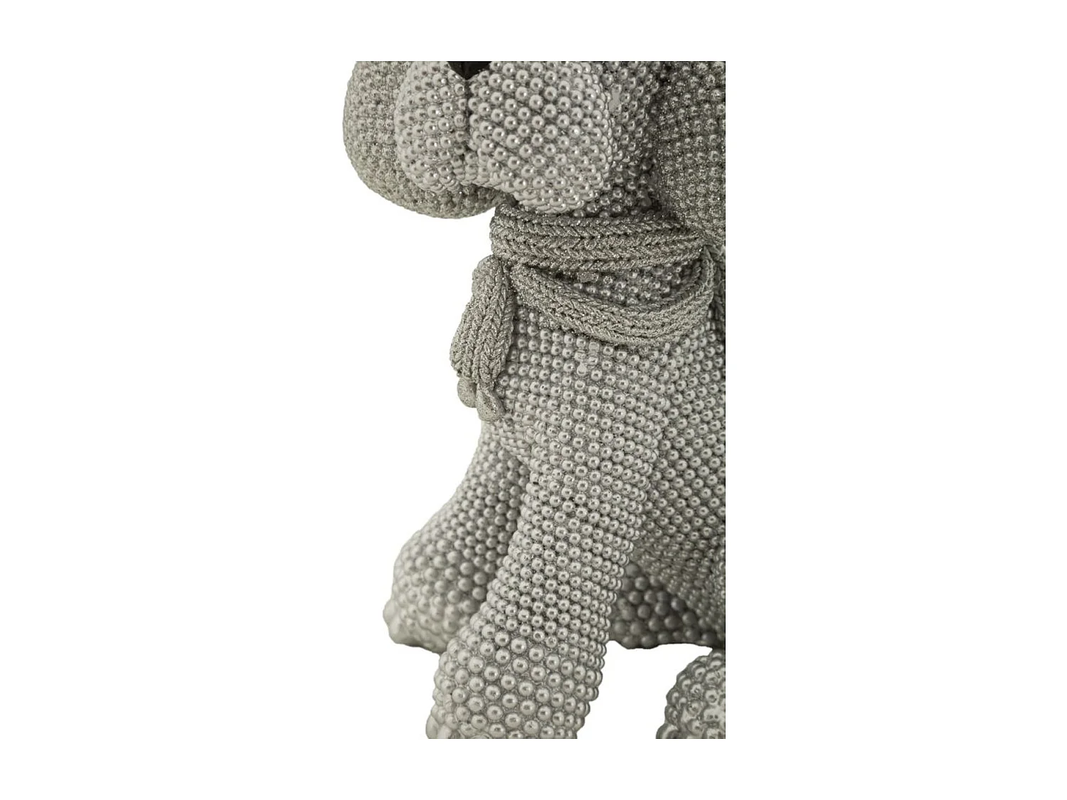 Rzeźba Pies 7, Srebrny, 14,5x10x19 cm, Seven Design