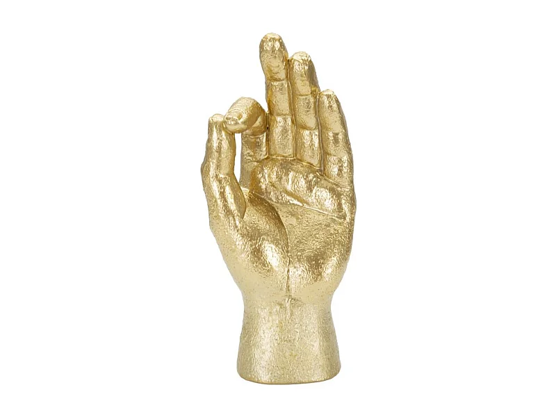 Escultura Mãos 5, Ouro, 10x7x22,5 cm, Epikasa
