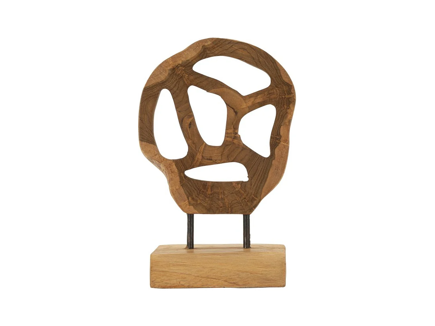 Sculpture Racine 6, Marron, 18x10x27 cm, Epikasa