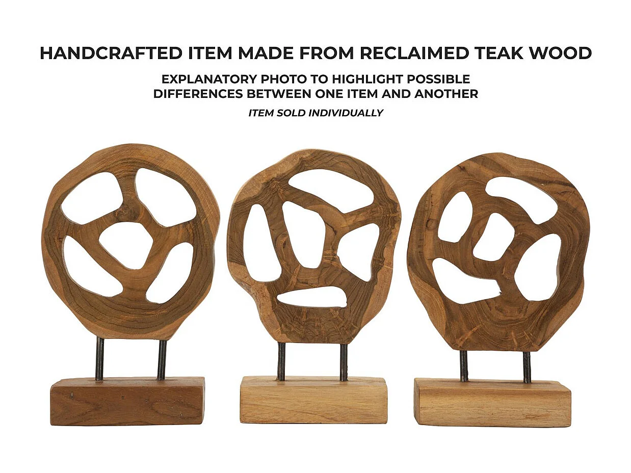 Rzeźba Korzeń 6, Brązowy, 18x10x27 cm, Seven Design