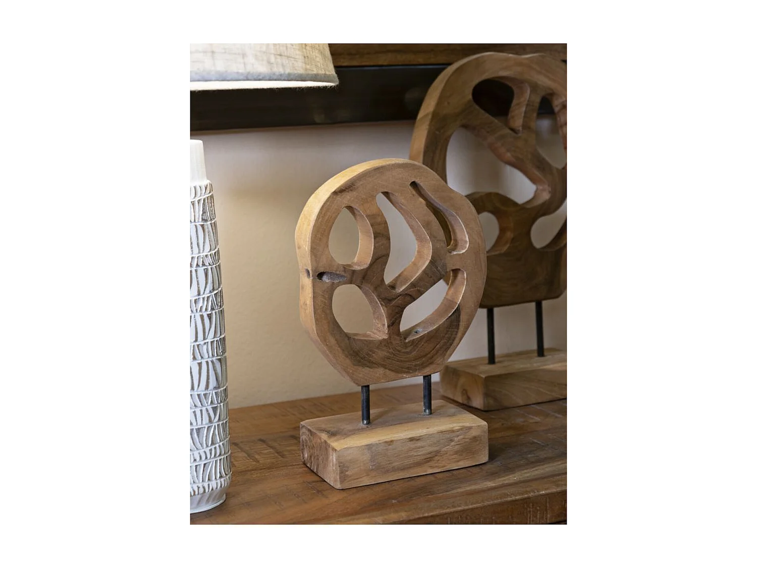 Rzeźba Korzeń 6, Brązowy, 18x10x27 cm, Seven Design