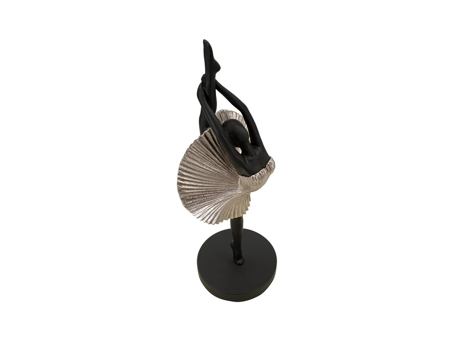 Sculpture Danseur 6, Noir, 14x14x42,5 cm, Seven Design