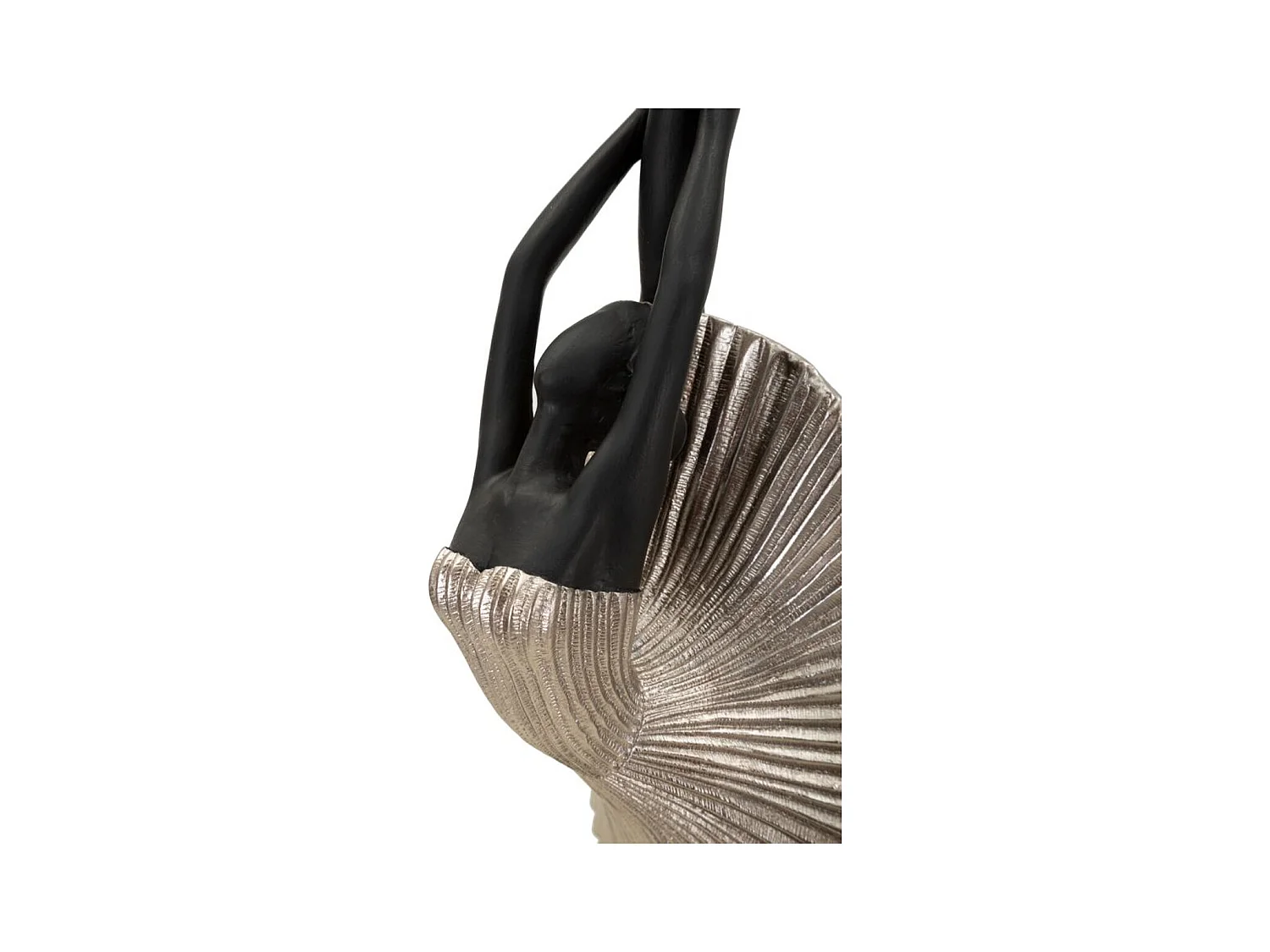 Sculpture Danseur 6, Noir, 14x14x42,5 cm, Seven Design