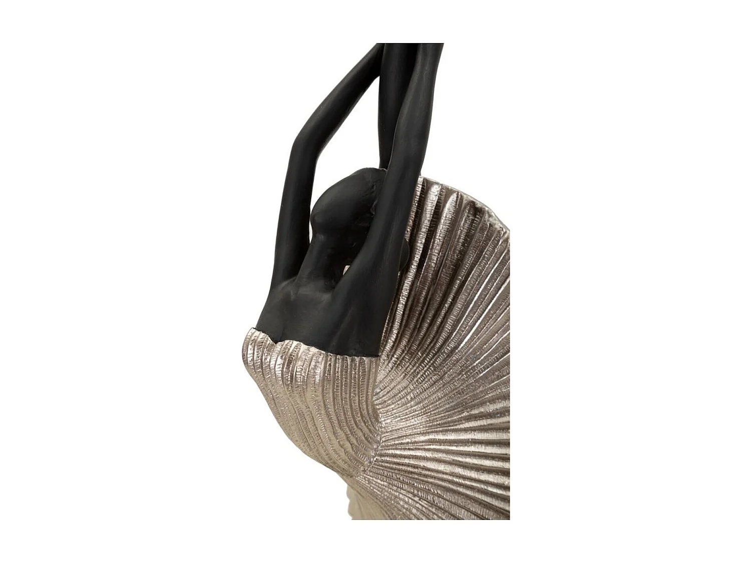 Escultura Dançarino 6, Preto, 14x14x42,5 cm, Seven Design