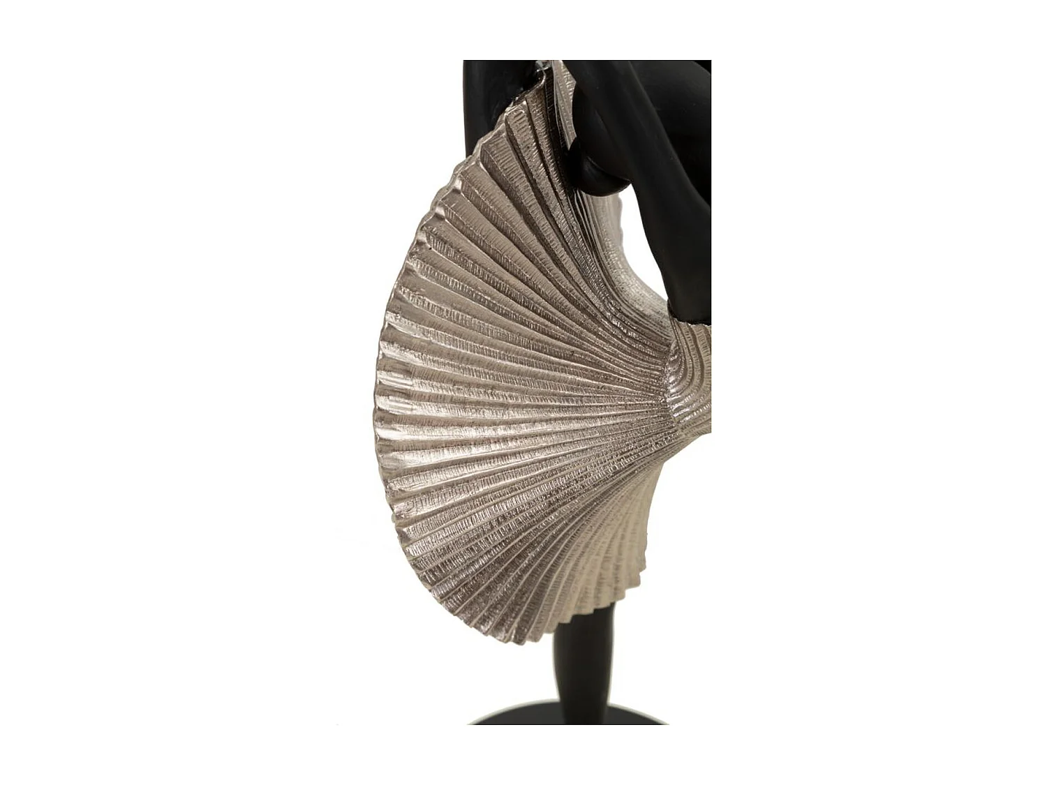 Escultura Dançarino 6, Preto, 14x14x42,5 cm, Seven Design