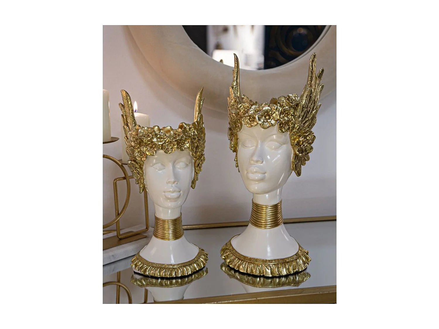 Rzeźba Ikar 1, Złoto, 17,5x17x38 cm, Epikasa