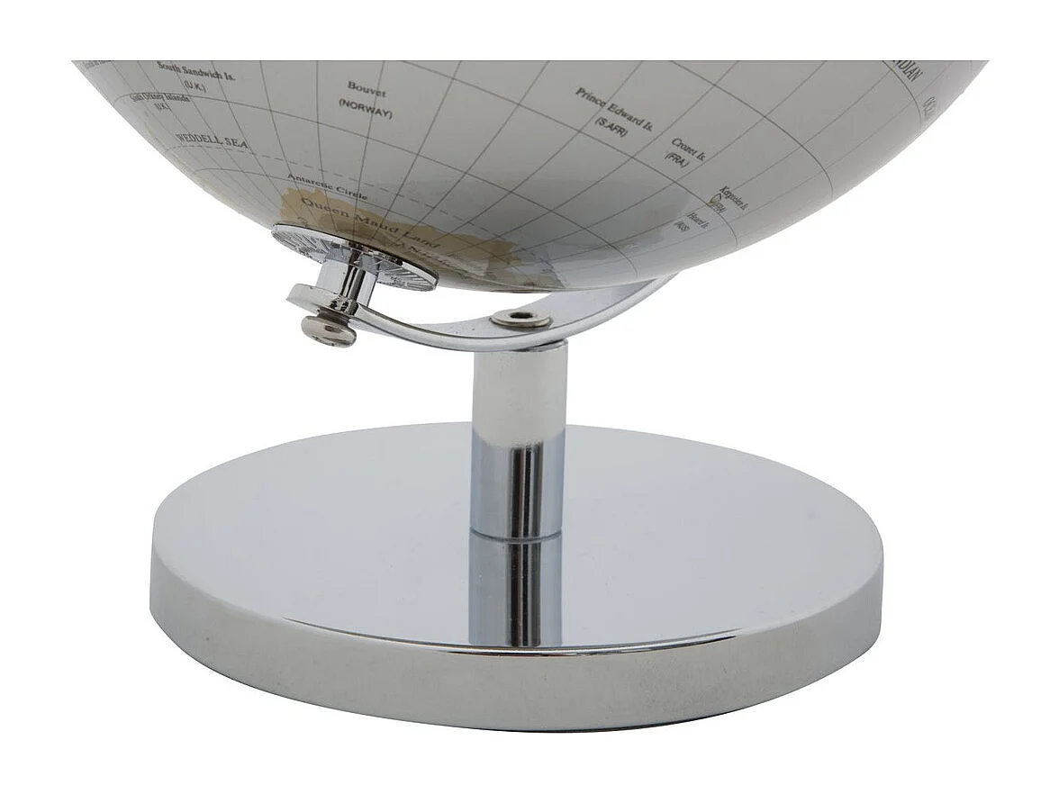 Globe de Table MF221, Argent, 20x20x28 cm, Seven Design