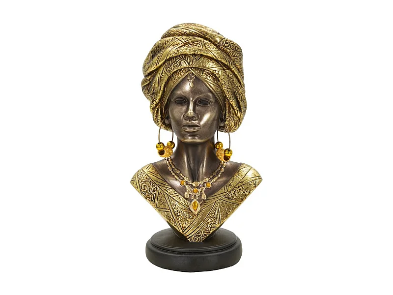 Sculpture Afrique 13, Multicouleur, 15x12x28 cm, Epikasa