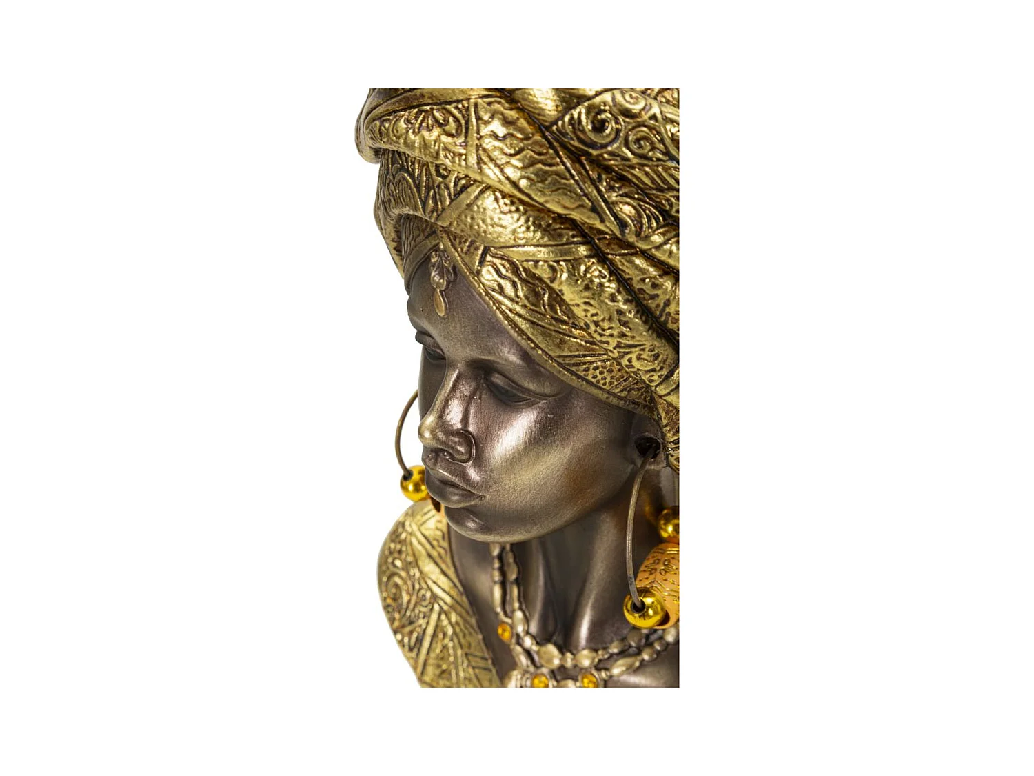 Beeldhouwwerk Africa 13, Veelkleurig, 15x12x28 cm, Epikasa