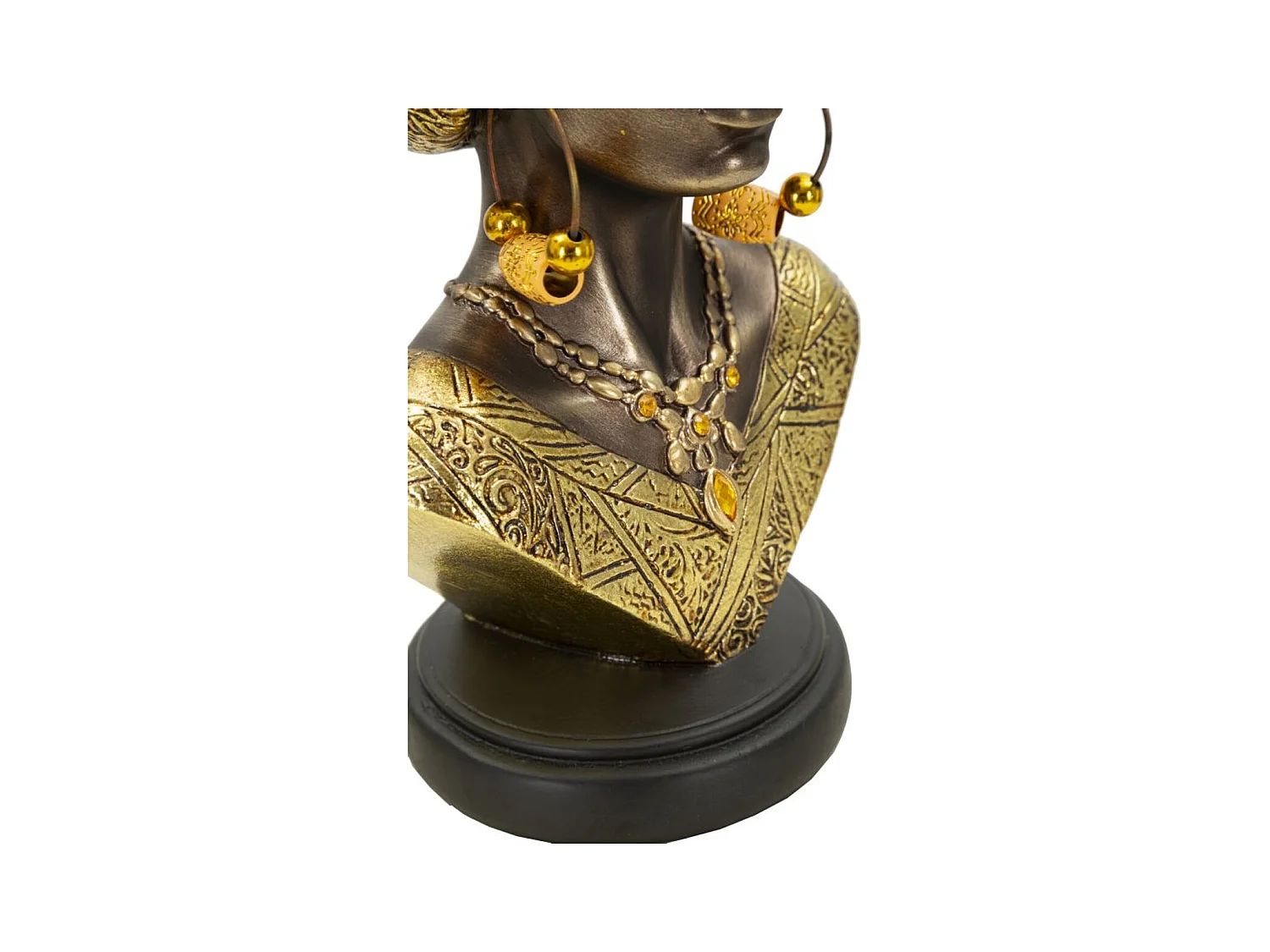 Rzeźba Afryka 13, Wielokolorowy, 15x12x28 cm, Epikasa