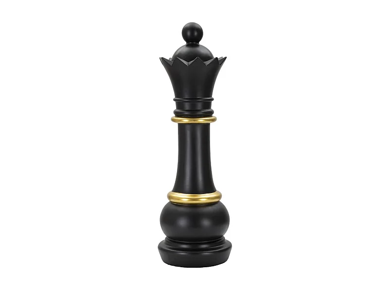 Sculpture Échecs 3, Noir, 15x15x50 cm, Epikasa