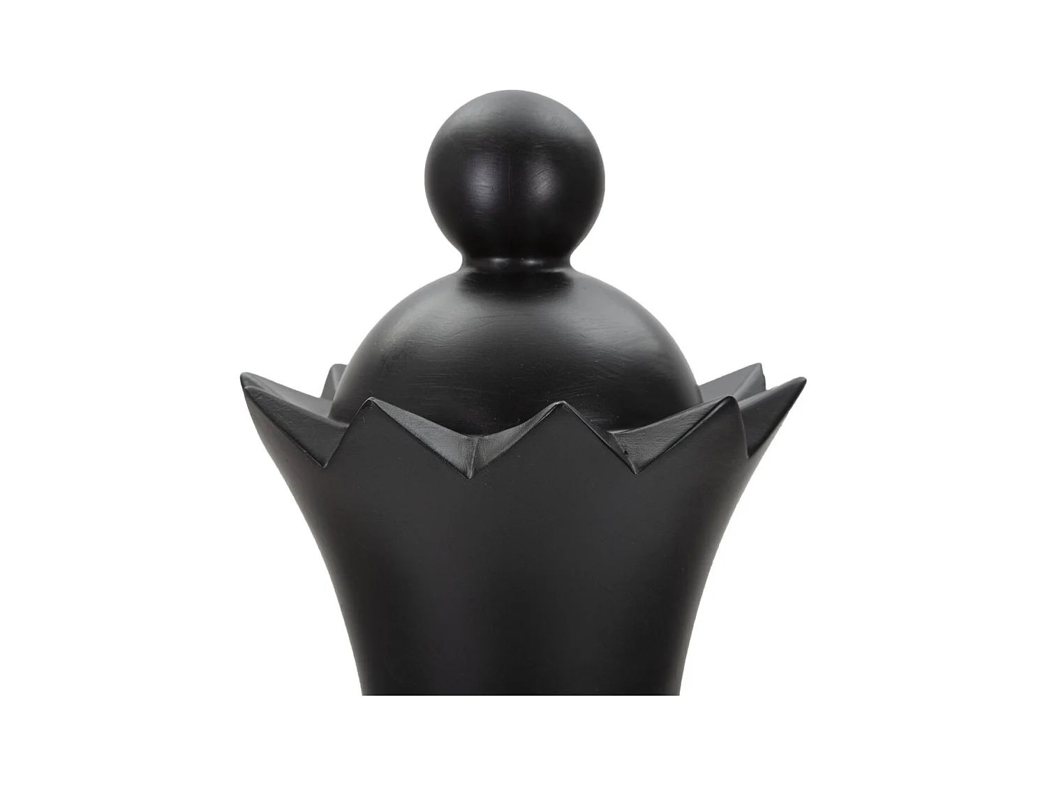 Escultura Xadrez 3, Preto, 15x15x50 cm, Epikasa