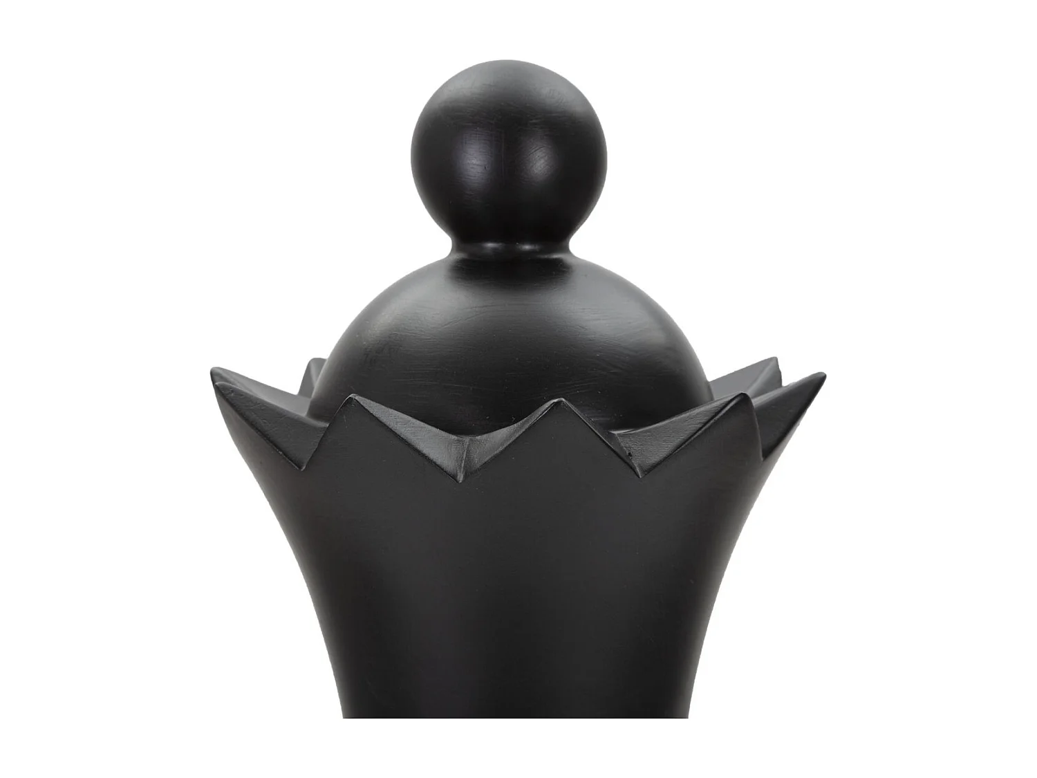 Rzeźba Szachy 3, Czarny, 15x15x50 cm, Seven Design