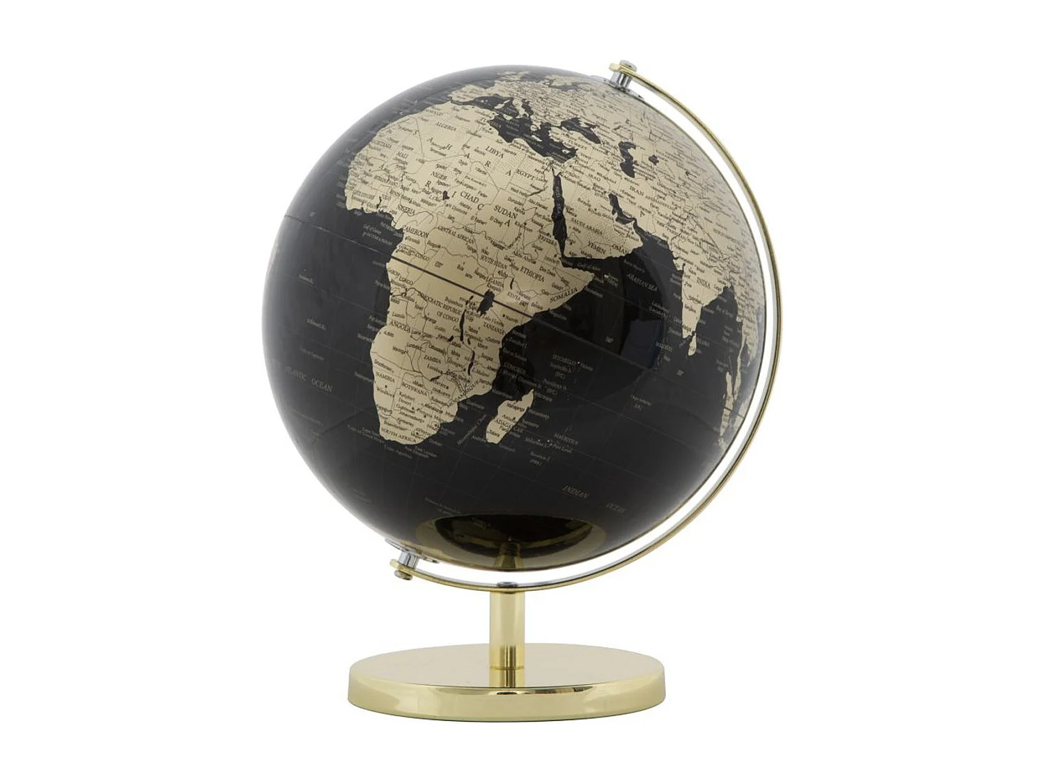 Globo de Mesa MF224, Negro, 25x25x34 cm, Seven Design