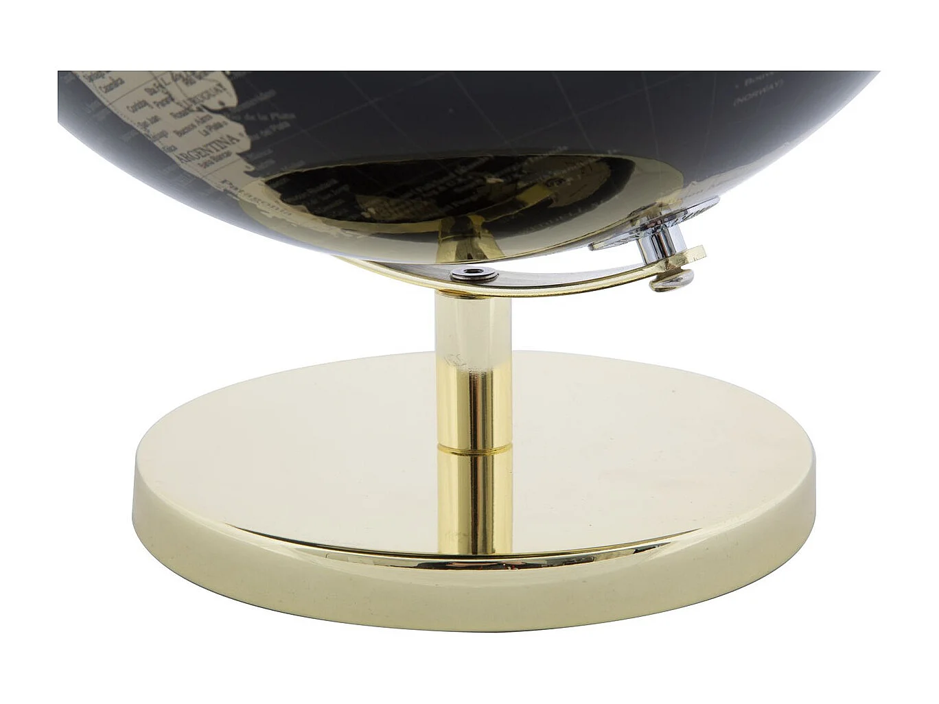 Globo de Mesa MF224, Negro, 25x25x34 cm, Seven Design