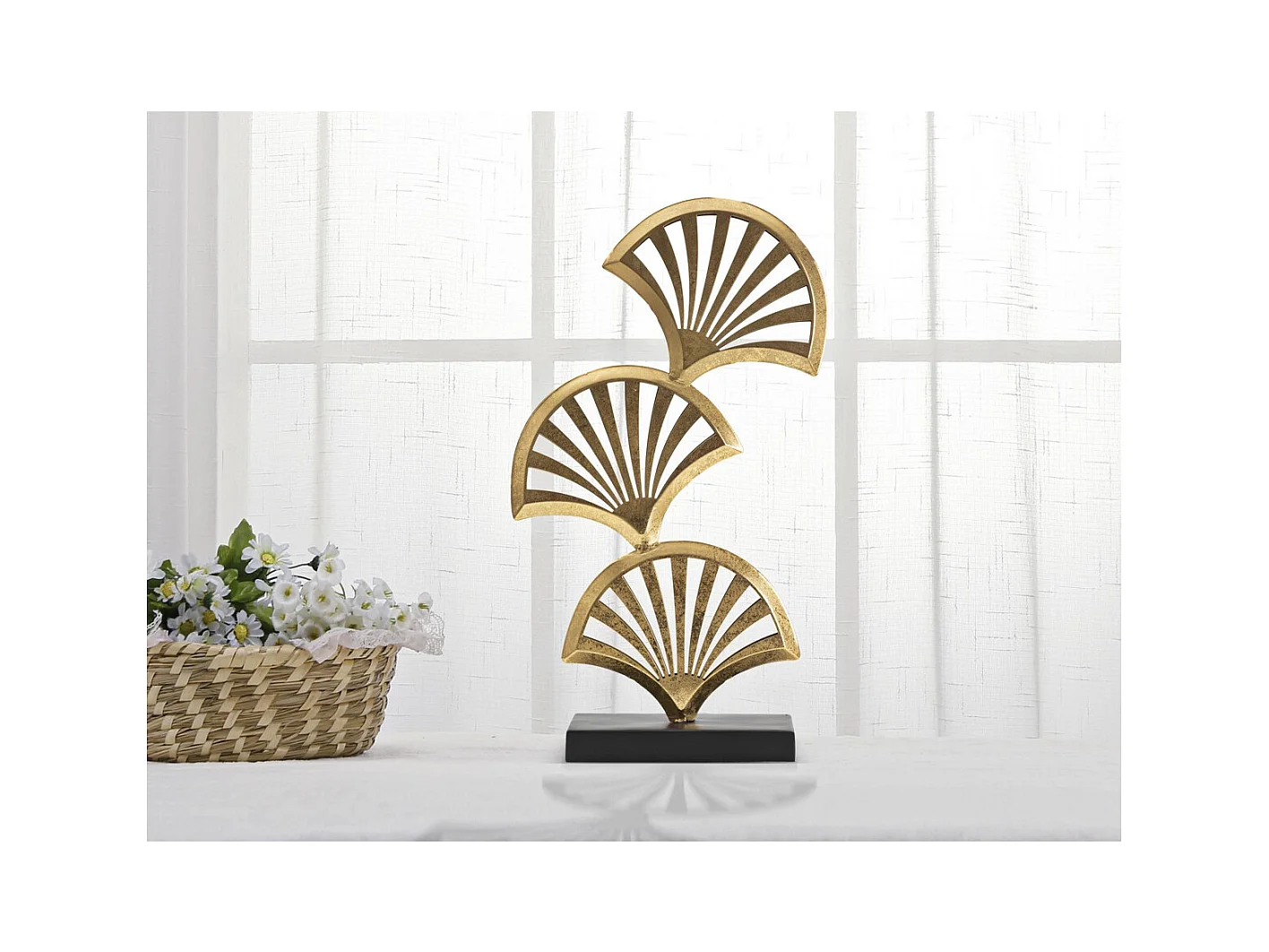 Escultura Liberty, Ouro, 10x23,5x44 cm, Epikasa