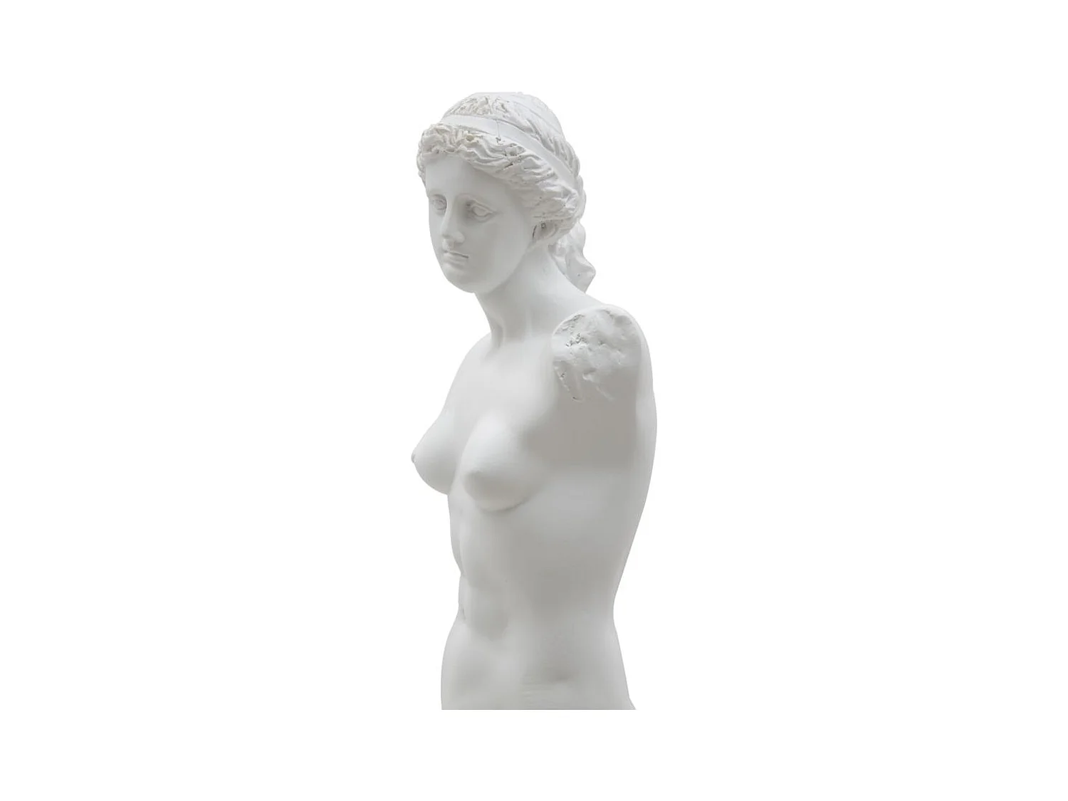 Escultura Grécia 1, Branco, 14x12x49 cm, Epikasa