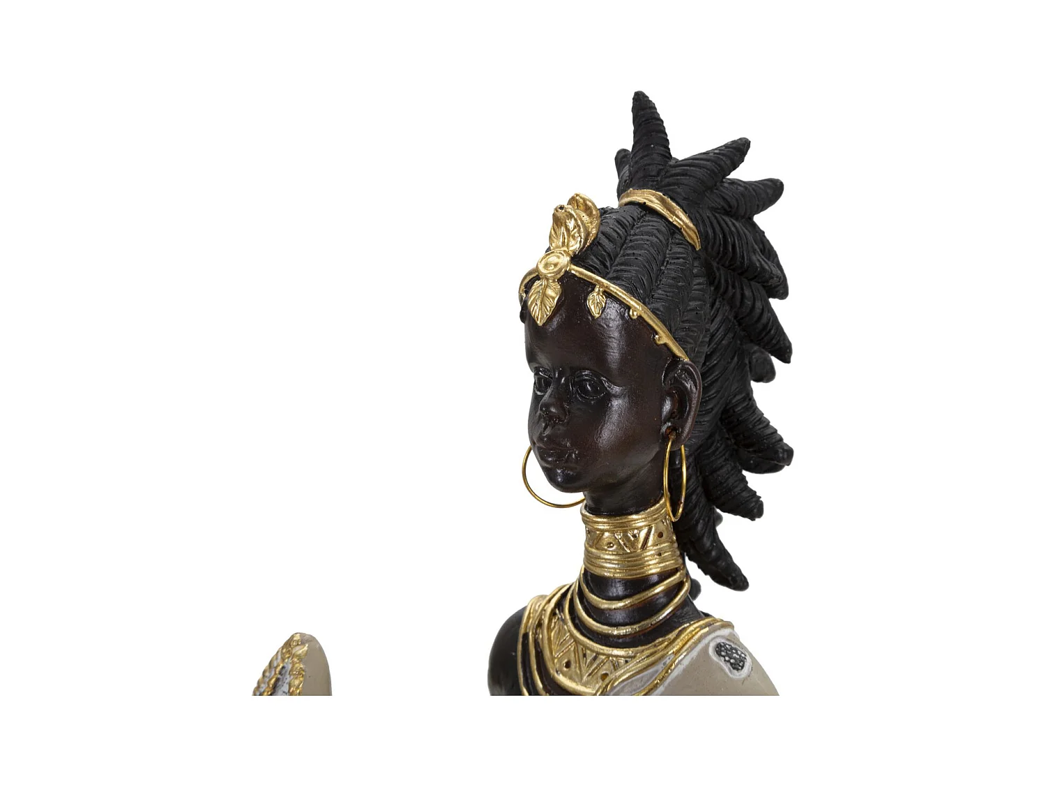 Sculpture Afrique 14, Multicouleur, 13,5x9x24,5 cm, Epikasa