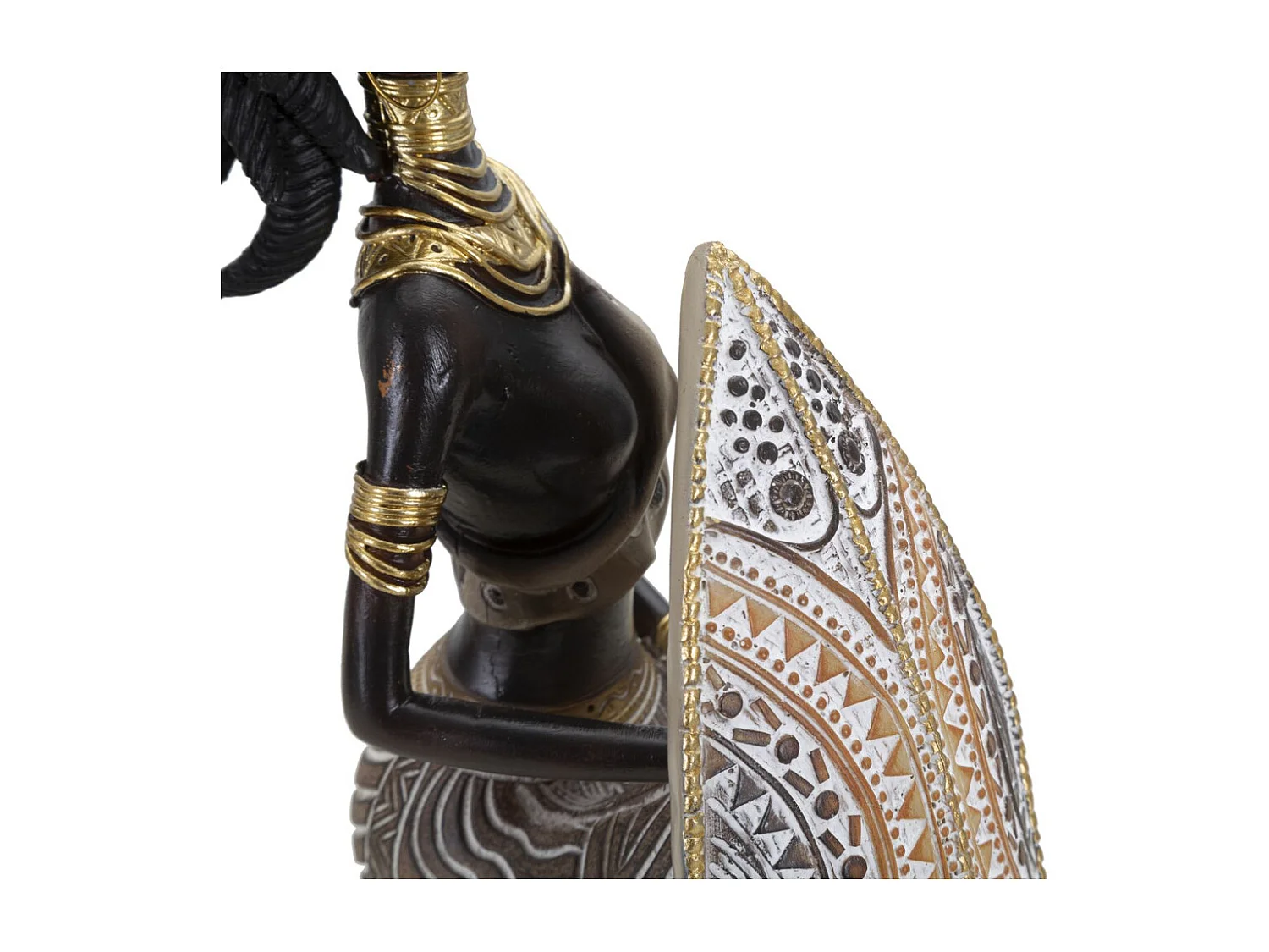 Rzeźba Afryka 14, Wielokolorowy, 13,5x9x24,5 cm, Epikasa