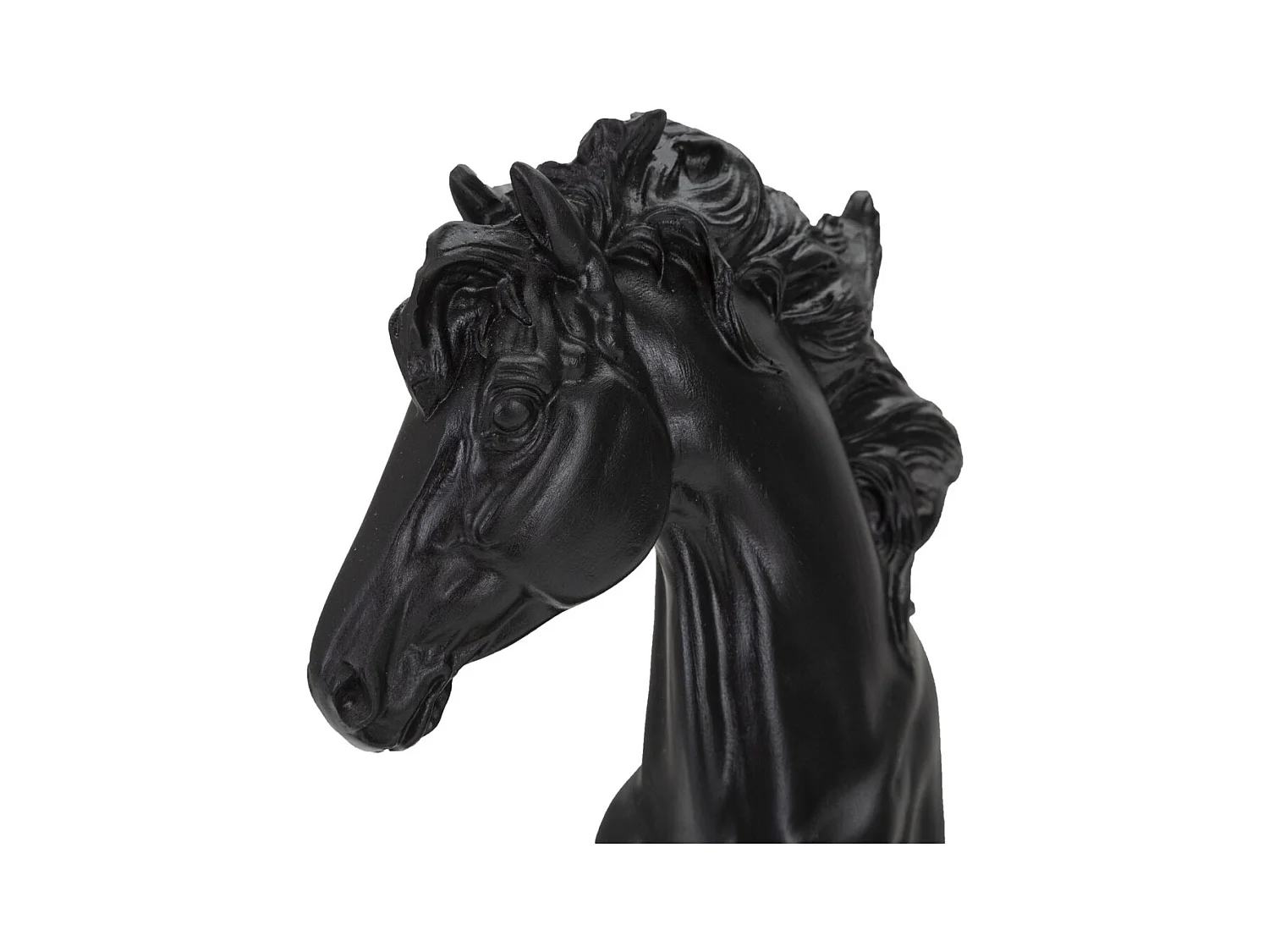 Beeldhouwwerk Schaken 12, Zwart, 14x11x27 cm, Epikasa