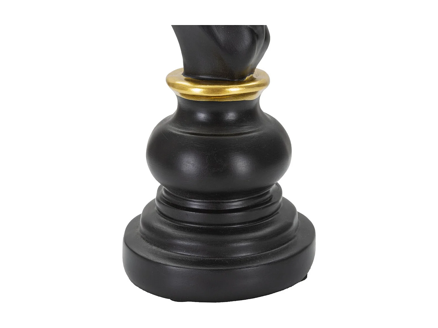 Rzeźba Szachy 12, Czarny, 14x11x27 cm, Seven Design