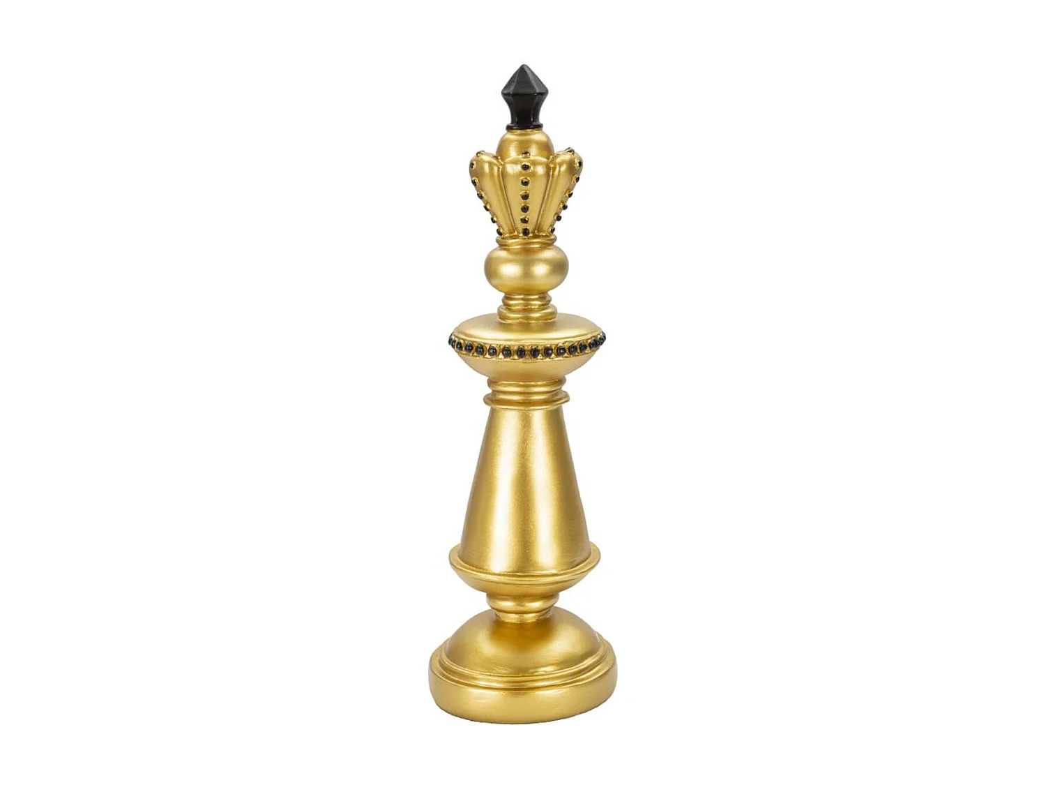 Rzeźba Szachy 11, Złoto, 11x11x32,5 cm, Seven Design