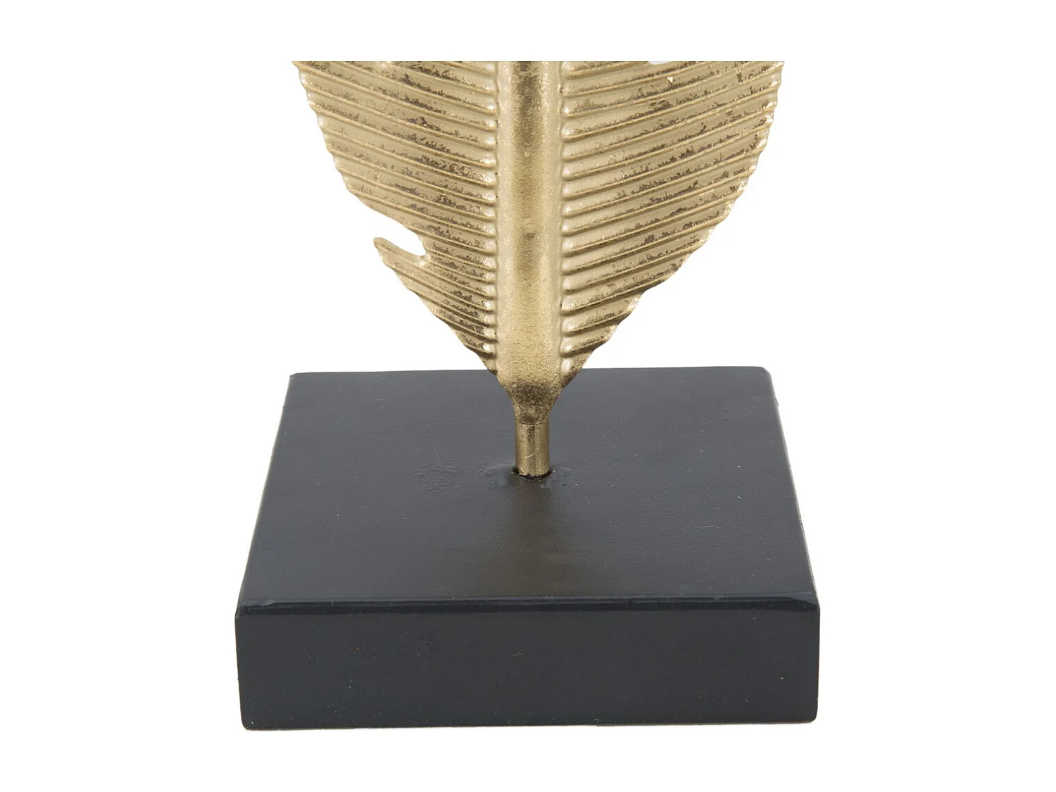 Sculpture Feuille 75, Or, 10x10x34 cm, Seven Design