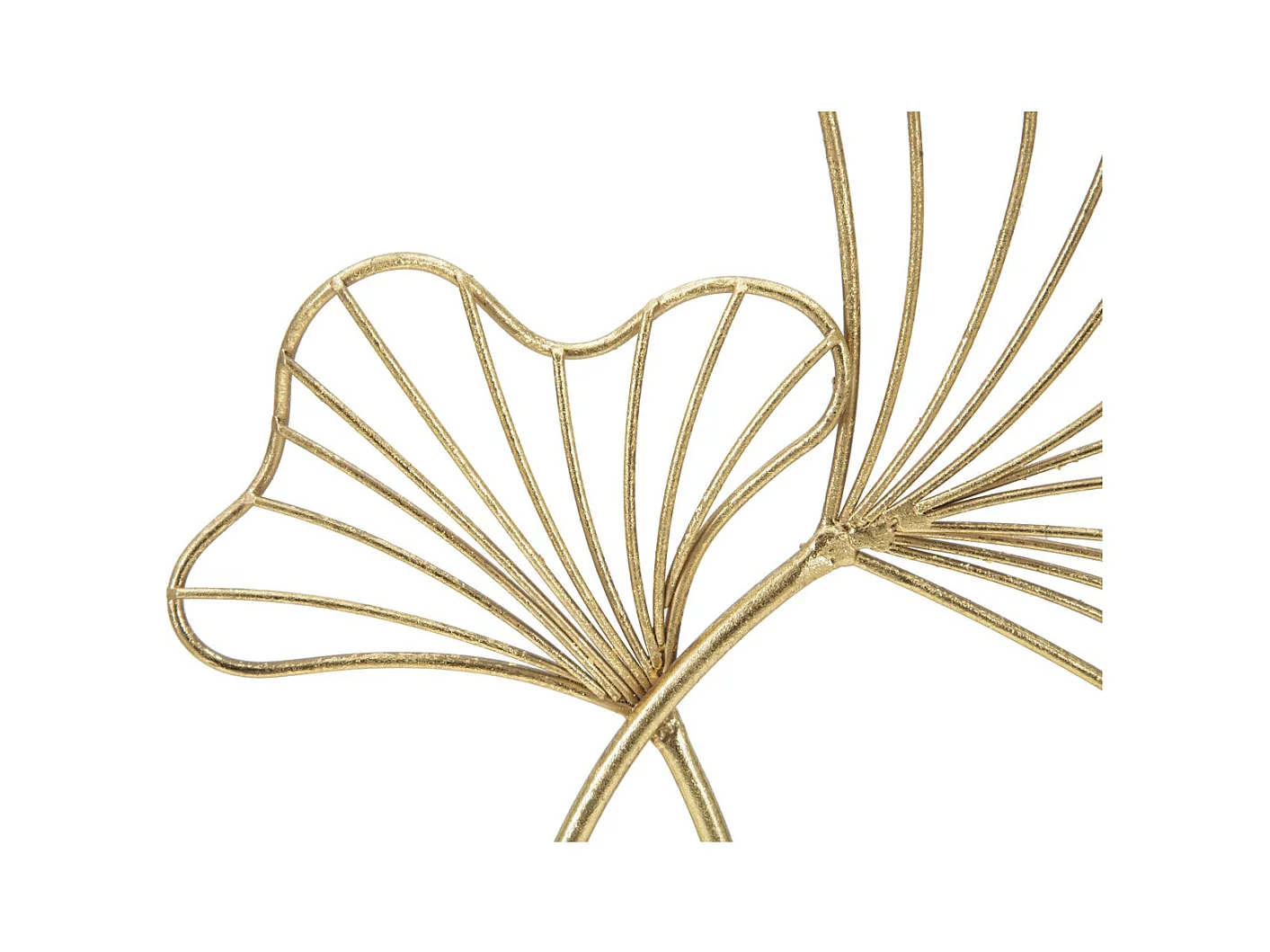 Beeldhouwwerk Blad 63, Goud, 25x8,5x35 cm, Epikasa