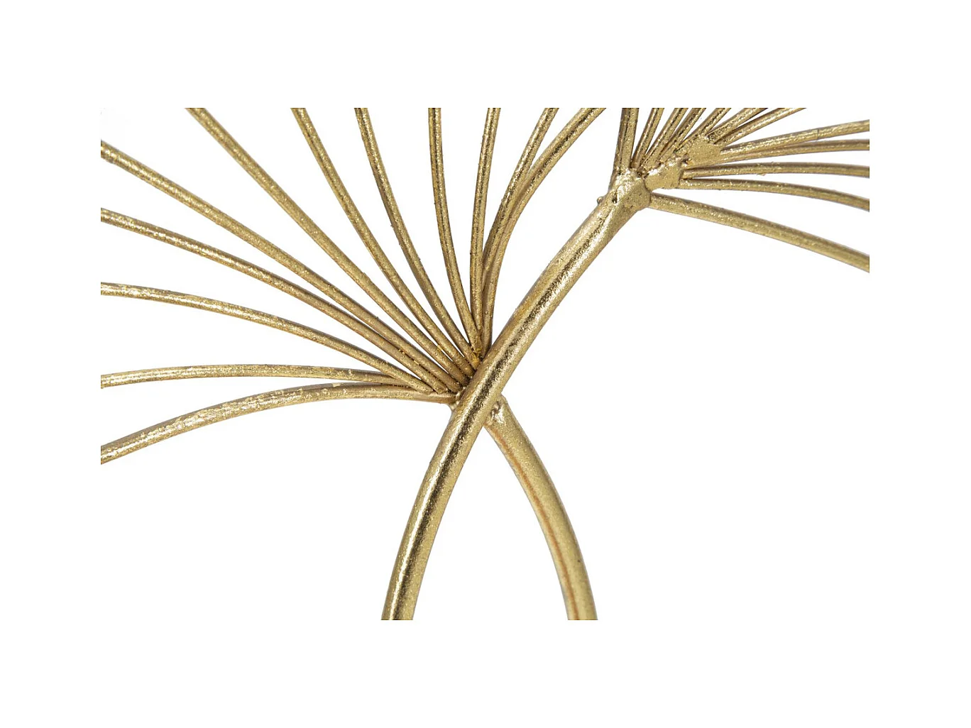 Beeldhouwwerk Blad 63, Goud, 25x8,5x35 cm, Epikasa