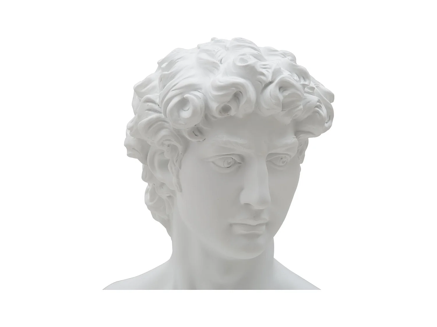 Rzeźba Grecja 2, Biały, 21,5x14,5x34 cm, Epikasa