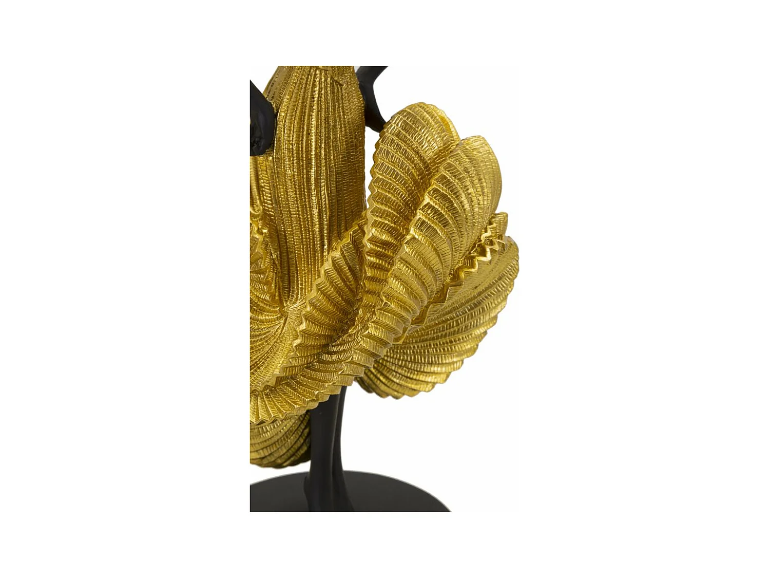 Beeldhouwwerk Danser 5, Goud, 16,5x15x36 cm, Seven Design