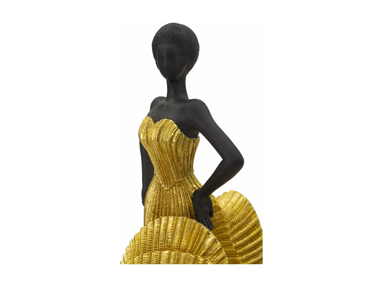 Sculpture Danseur 5, Or, 16,5x15x36 cm, Seven Design