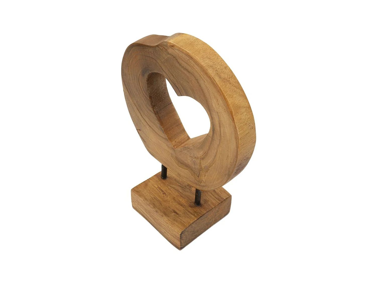 Rzeźba Serce 8, Brązowy, 20x10x28 cm, Epikasa