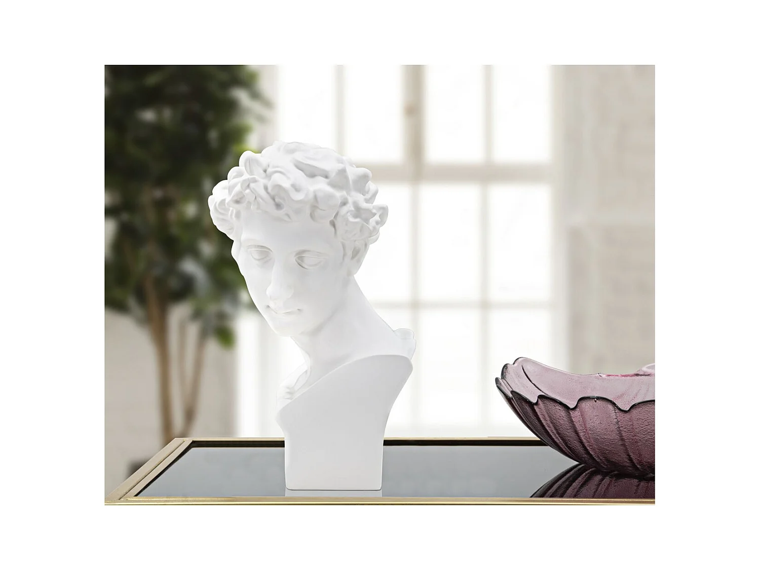 Rzeźba Grecja 4, Biały, 20x17,5x30 cm, Epikasa