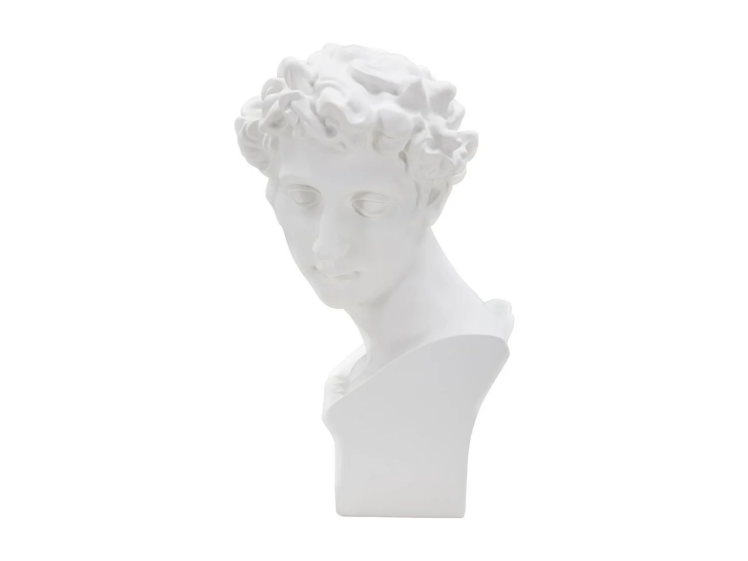 Rzeźba Grecja 4, Biały, 20x17,5x30 cm, Seven Design