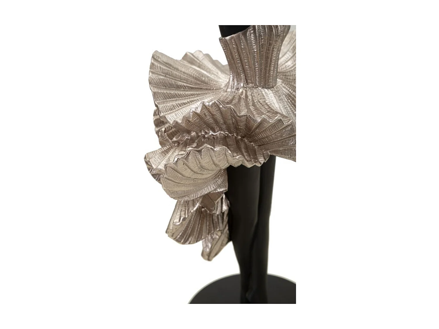 Sculpture Danseur 4, Noir, 17x14x43 cm, Seven Design