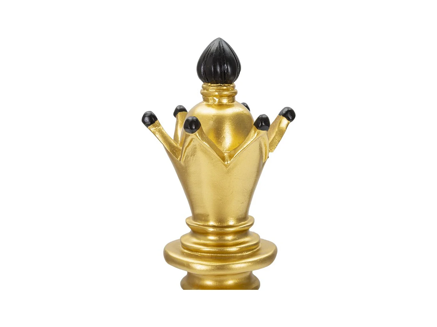 Escultura Xadrez 10, Ouro, 12,5x12,5x38,5 cm, Epikasa