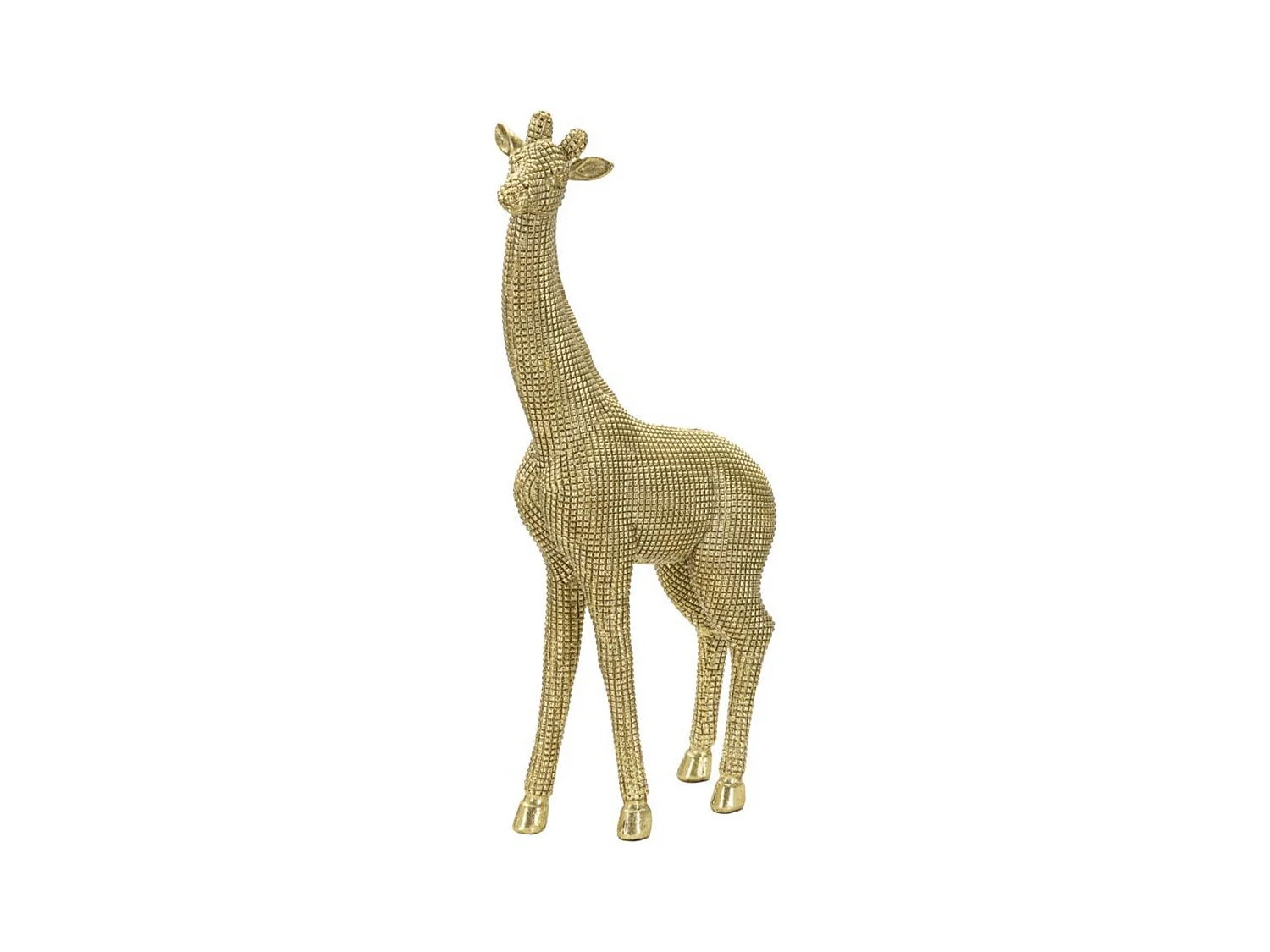 Escultura Girafa 1, Ouro, 19,8x8x40 cm, Epikasa