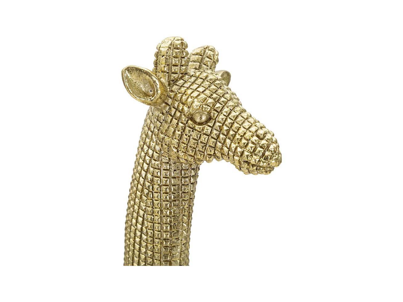 Escultura Girafa 1, Ouro, 19,8x8x40 cm, Epikasa
