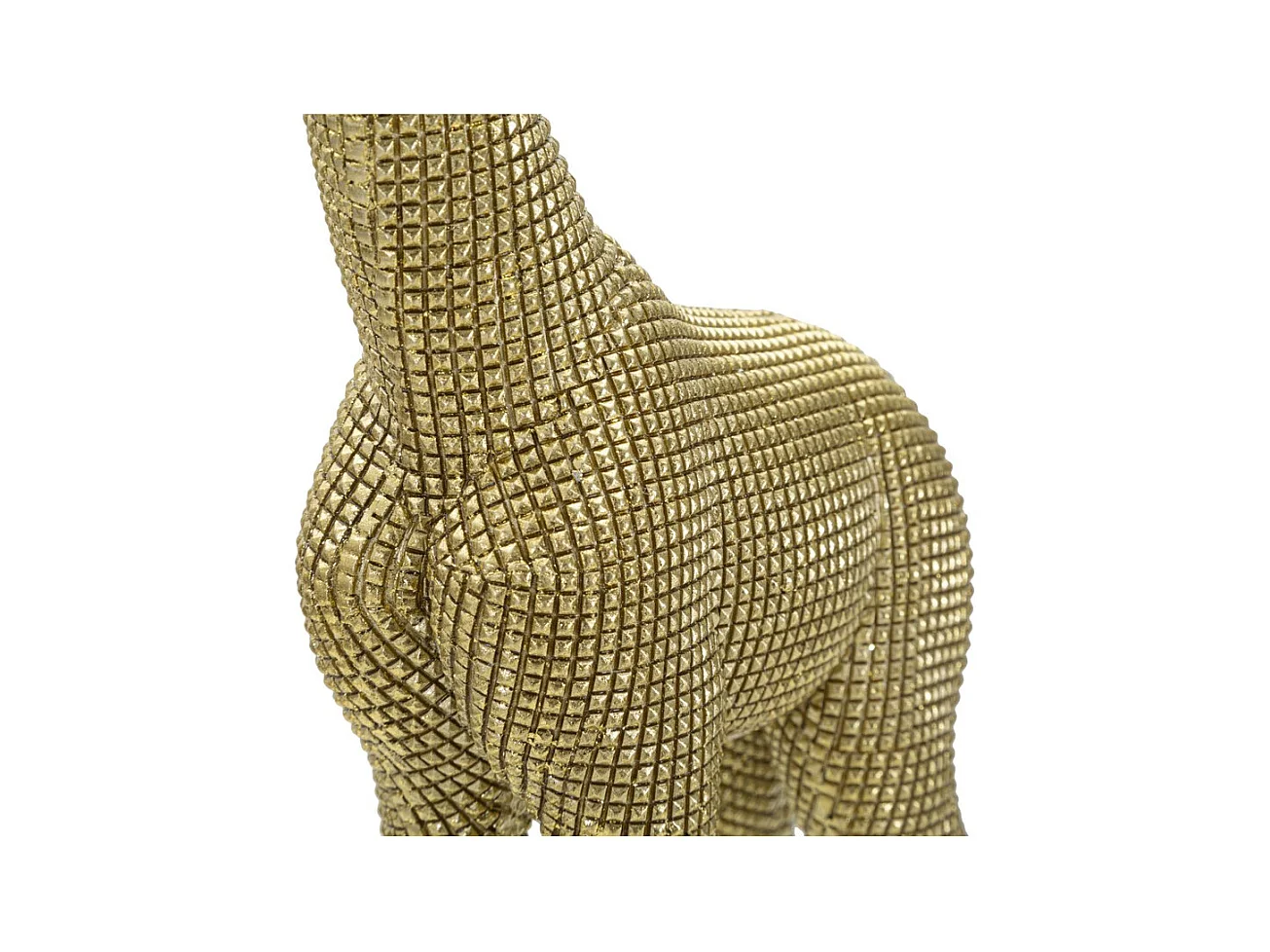 Escultura Girafa 1, Ouro, 19,8x8x40 cm, Epikasa