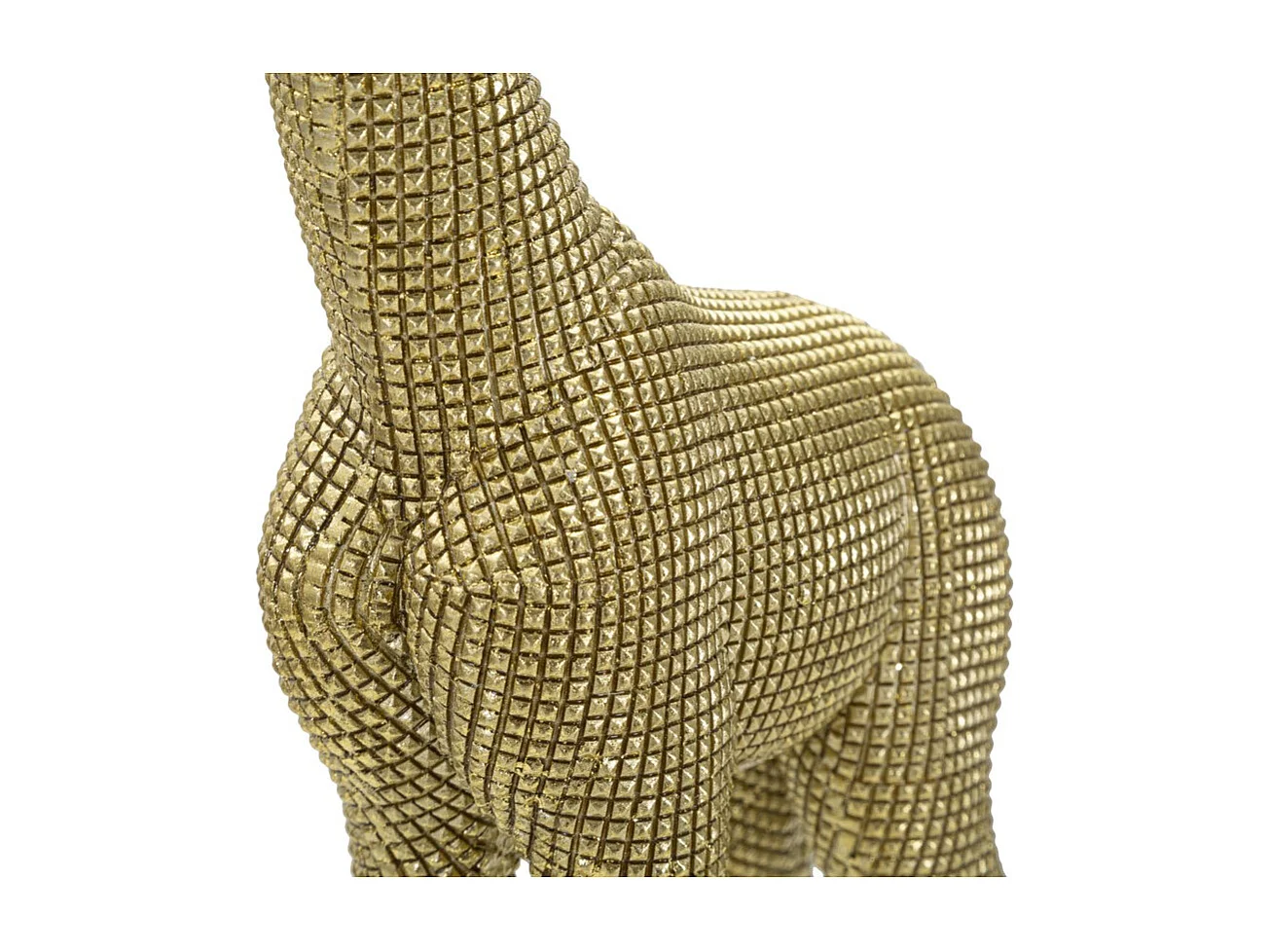 Rzeźba Żyrafa 1, Złoto, 19,8x8x40 cm, Seven Design