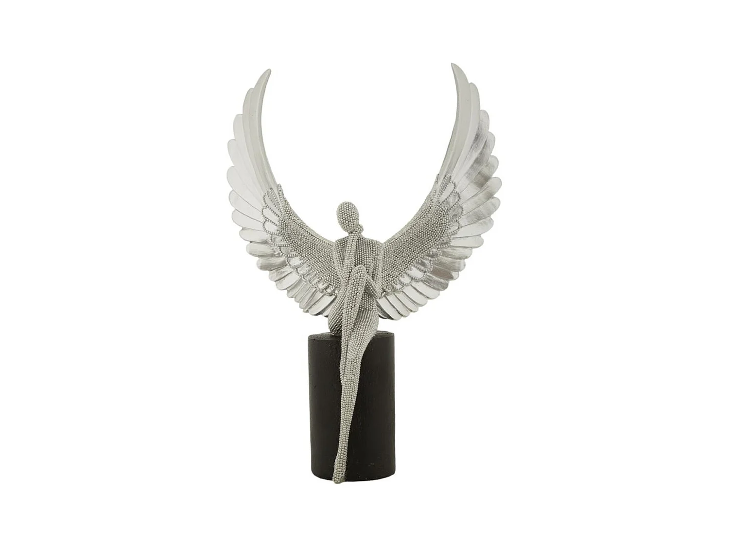 Escultura Fénix 1, Prata, 24x8x34 cm, Epikasa