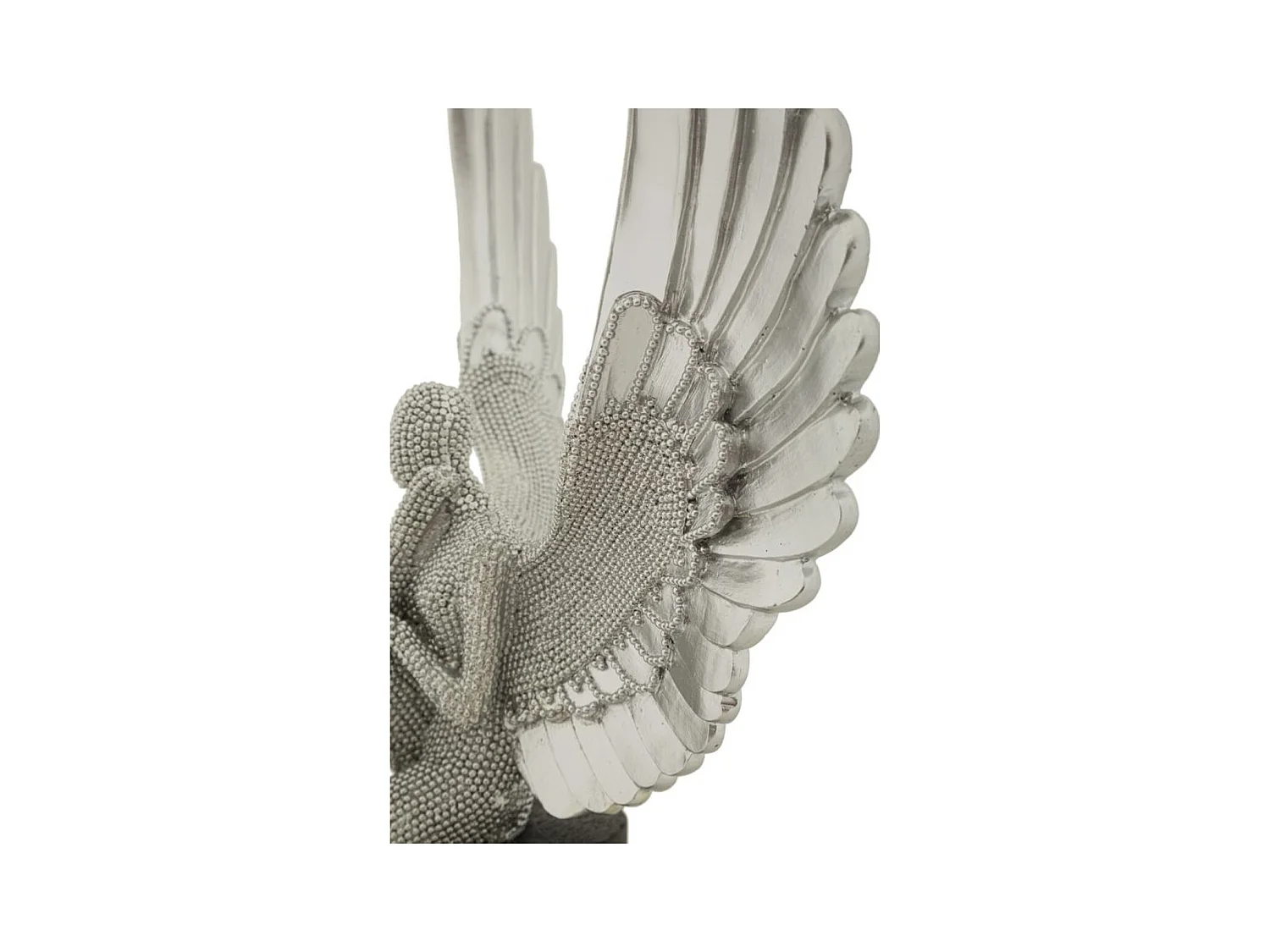 Escultura Fénix 1, Prata, 24x8x34 cm, Epikasa