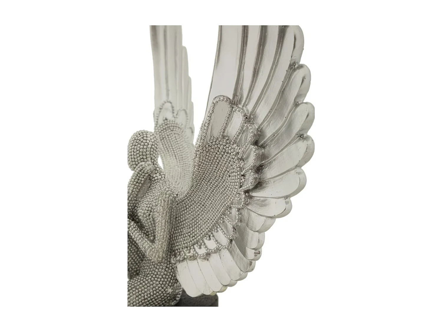 Beeldhouwwerk Feniks 1, Zilver, 24x8x34 cm, Seven Design