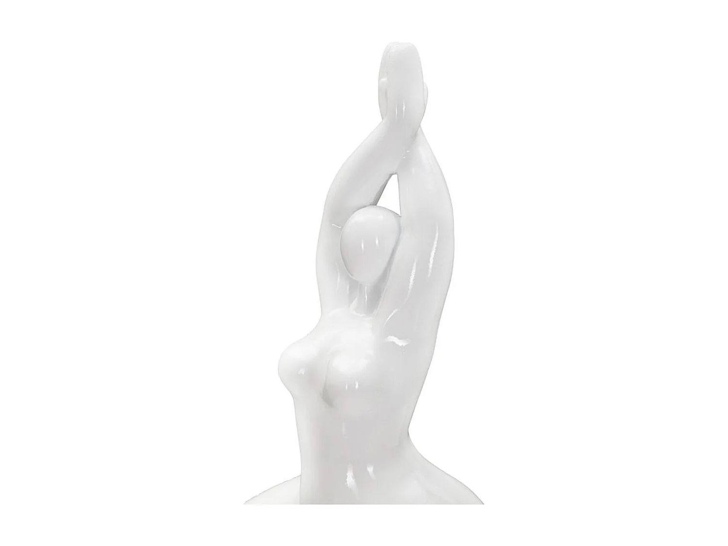 Sculpture MF374, Blanc, 16x9x45,8 cm, Seven Design
