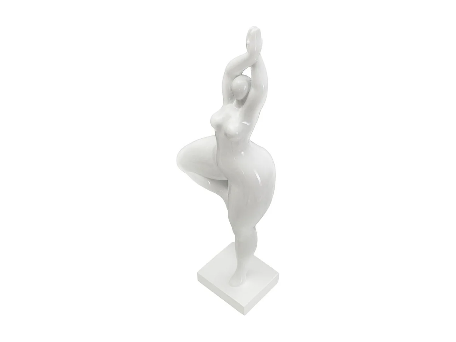 Sculpture MF374, Blanc, 16x9x45,8 cm, Seven Design